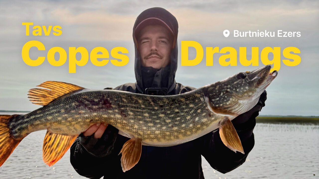 Burtnieks maija vidū — daudz līdaku un ne tikai!
